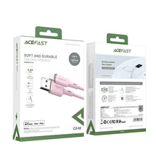 Заредете изображение във визуализатора на галерията – Acefast MFI USB cable - Lightning 1.2m, 2.4A pink (C2-02 pink) - TopMag
