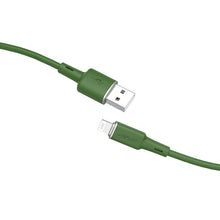 Заредете изображение във визуализатора на галерията – Acefast cable MFI USB - Lightning 1.2m, 2.4A green (C2-02 oliver green) - TopMag

