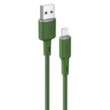 Заредете изображение във визуализатора на галерията – Acefast cable MFI USB - Lightning 1.2m, 2.4A green (C2-02 oliver green) - TopMag
