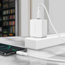 Заредете изображение във визуализатора на галерията – Acefast cable USB Type C - USB Type C 1.2m, 60W (20V / 3A) green (C2-03 oliver green) - TopMag
