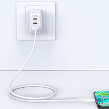 Заредете изображение във визуализатора на галерията – Acefast USB cable - USB Type C 1.2m, 3A green (C2-04 oliver green) - TopMag

