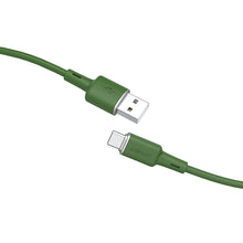 Заредете изображение във визуализатора на галерията – Acefast USB cable - USB Type C 1.2m, 3A green (C2-04 oliver green) - TopMag
