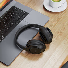 Заредете изображение във визуализатора на галерията – Acefast around-ear wireless headphones Bluetooth 5.0 Hybrid ANC (active noise reduction) waterproof IPX4 black (H1 black) - TopMag
