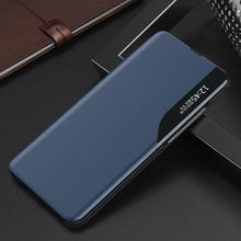 Заредете изображение във визуализатора на галерията – Eco Leather View Case elegant case with flip cover and stand function Xiaomi Redmi Note 11 Pro+ 5G (China) / 11 Pro 5G (China) / Mi11i HyperCharge / Poco X4 NFC 5G blue - TopMag
