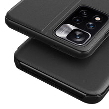 Заредете изображение във визуализатора на галерията – Eco Leather View Case elegant case with flip cover and stand function Xiaomi Redmi Note 11 Pro+ 5G (China) / 11 Pro 5G (China) / Mi11i HyperCharge / Poco X4 NFC 5G black - TopMag
