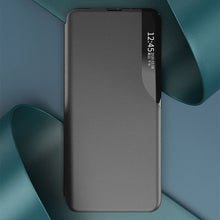 Заредете изображение във визуализатора на галерията – Eco Leather View Case Elegant Flip Cover Stand Function Poco M4 Pro 5G Black - TopMag
