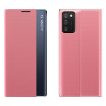 Заредете изображение във визуализатора на галерията – New Sleep Case cover with a stand function for Samsung Galaxy A03s (166.5) pink - TopMag
