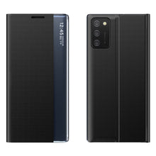 Заредете изображение във визуализатора на галерията – New Sleep Case cover with a stand function for Samsung Galaxy A03s (166.5) black - TopMag
