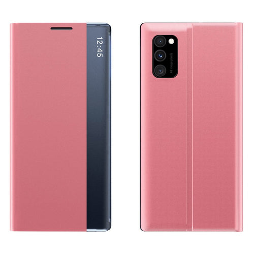 New Sleep Case cover with a flap function of the stand for Poco M4 Pro 5G pink - TopMag