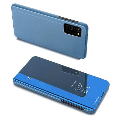 Clear View Case flip cover for Samsung Galaxy A03s (166.5) blue - TopMag
