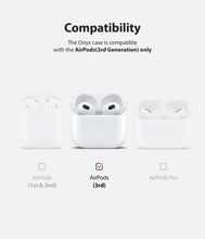 Заредете изображение във визуализатора на галерията – Ringke Onyx Case for AirPods 3 Cover Earphone Case Black (EC52336RS) - TopMag
