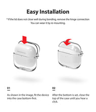 Заредете изображение във визуализатора на галерията – Ringke Hinge Case for AirPods 3 Cover Earphone Case Transparent (EC59094RS) - TopMag
