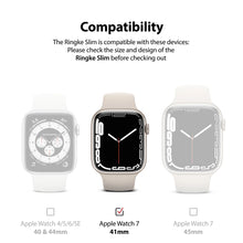 Заредете изображение във визуализатора на галерията – Ringke Slim Watch Case Set 2x Case for Watch 7 Smartwatch 41mm Clear + Clear (S58977RS) - TopMag
