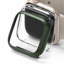 Заредете изображение във визуализатора на галерията – Ringke Slim Watch Case Set 2x Case for Watch 7 Smartwatch 41mm Transparent + Green (S58981RS) - TopMag
