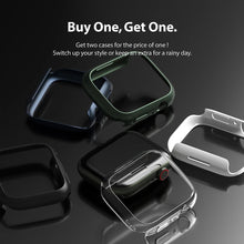 Заредете изображение във визуализатора на галерията – Ringke Slim Watch Case Set 2x Case for Watch 7 Smartwatch 41mm Transparent + Green (S58981RS) - TopMag
