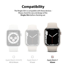 Заредете изображение във визуализатора на галерията – Ringke Slim Watch Case Set 2x Case for Watch 7 Smartwatch 45mm Transparent + Black (S58884RS) - TopMag
