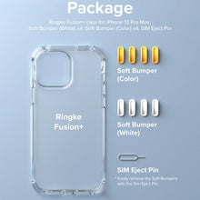 Заредете изображение във визуализатора на галерията – Ringke Fusion + Combo Armored Case for iPhone 13 Pro Max Housing Cover with Gel Frame, Strap - Yellow (FPB578E67) - TopMag
