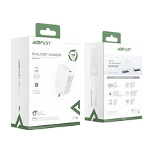 Заредете изображение във визуализатора на галерията – Acefast USB / USB Fast Charger Type C 32W Power Delivery UK plug white (A8 UK white) - TopMag
