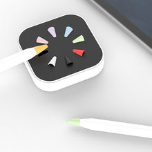 Заредете изображение във визуализатора на галерията – Set of 8 stylus tip caps for Apple Pencil 2/1 white - TopMag
