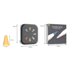 Заредете изображение във визуализатора на галерията – Set of 8 stylus tip caps for Apple Pencil 2/1 white - TopMag
