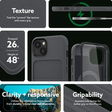 Заредете изображение във визуализатора на галерията – CASEOLOGY STRATUM IPHONE 13 ASH GRAY - TopMag

