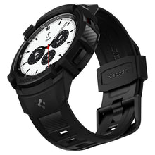 Заредете изображение във визуализатора на галерията – SPIGEN RUGGED ARMOR "PRO" GALAXY WATCH 4 CLASSIC 42 MM MATTE BLACK - TopMag
