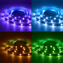 Заредете изображение във визуализатора на галерията – Sonoff L2 Lite set smart 5m RGB eWeLink LED strip 300 lm remote control Bluetooth power supply - TopMag
