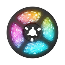 Заредете изображение във визуализатора на галерията – Sonoff L2 Lite set smart 5m RGB eWeLink LED strip 300 lm remote control Bluetooth power supply - TopMag
