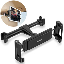 Заредете изображение във визуализатора на галерията – Ugreen car holder for smartphones / tablets on the headrest black (LP160) - TopMag
