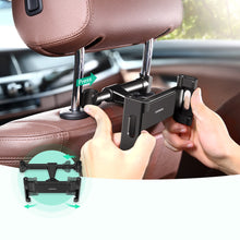 Заредете изображение във визуализатора на галерията – Ugreen car holder for smartphones / tablets on the headrest black (LP160) - TopMag
