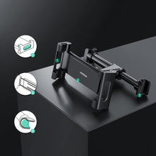 Заредете изображение във визуализатора на галерията – Ugreen car holder for smartphones / tablets on the headrest black (LP160) - TopMag
