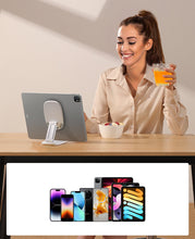 Заредете изображение във визуализатора на галерията – Joyroom JR-ZS371 foldable stand for tablet phone with height adjustment - white
