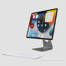 Заредете изображение във визуализатора на галерията – Stoyobe Smart Stand Magnetic Stand for iPad Pro 12.9 2018/2020/2021 Stand Tablet Holder Gray (HF-III) - TopMag
