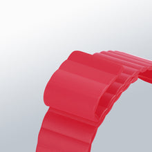 Заредете изображение във визуализатора на галерията – Dux Ducis Magnetic Strap Watch Strap 7/6/5/4/3/2 / SE (45/44 / 42mm) Magnetic Band Red (Chain Version) - TopMag
