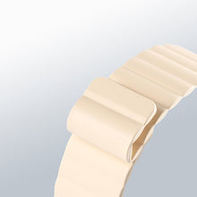 Заредете изображение във визуализатора на галерията – Dux Ducis Magnetic Strap Watch Strap 7/6/5/4/3/2 / SE (45/44 / 42mm) Magnetic Band Beige (Chain Version) - TopMag
