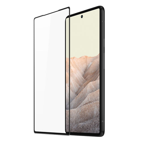 Dux Ducis 10D Tempered Glass durable tempered glass 9H for the entire screen with Google Pixel 6 frame black (case friendly) - TopMag
