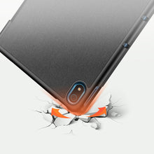 Заредете изображение във визуализатора на галерията – DUX DUCIS Domo foldable cover, tablet case with Smart Sleep function, Nokia T20 stand black - TopMag
