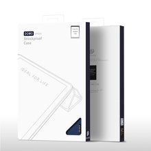 Заредете изображение във визуализатора на галерията – DUX DUCIS Domo foldable cover, tablet case with Smart Sleep function, Nokia T20 stand black - TopMag
