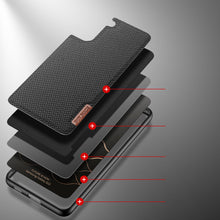 Заредете изображение във визуализатора на галерията – Dux Ducis Fino case cover, nylon material Samsung Galaxy S22 black - TopMag
