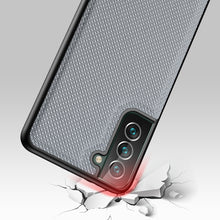 Заредете изображение във визуализатора на галерията – Dux Ducis Fino case is made of nylon material for Samsung Galaxy S22 + (S22 Plus) blue - TopMag

