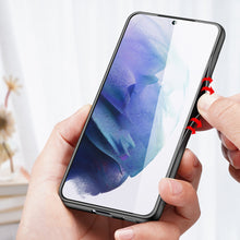 Заредете изображение във визуализатора на галерията – Dux Ducis Fino case is made of nylon material for Samsung Galaxy S22 + (S22 Plus) blue - TopMag
