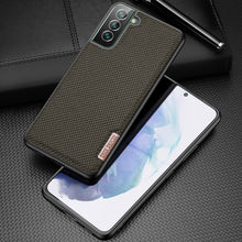 Заредете изображение във визуализатора на галерията – Dux Ducis Fino case is made of nylon material for Samsung Galaxy S22 + (S22 Plus) green - TopMag
