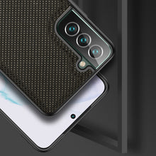 Заредете изображение във визуализатора на галерията – Dux Ducis Fino case is made of nylon material for Samsung Galaxy S22 + (S22 Plus) green - TopMag
