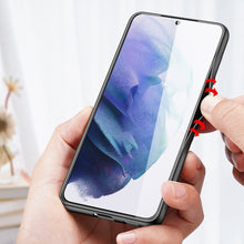 Заредете изображение във визуализатора на галерията – Dux Ducis Fino case is made of nylon material for Samsung Galaxy S22 + (S22 Plus) green - TopMag
