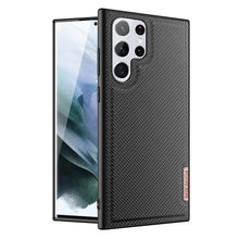 Заредете изображение във визуализатора на галерията – Dux Ducis Fino case is made of nylon material for Samsung Galaxy S22 Ultra black - TopMag
