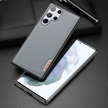 Заредете изображение във визуализатора на галерията – Dux Ducis Fino case is made of nylon material for Samsung Galaxy S22 Ultra blue - TopMag
