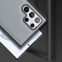 Заредете изображение във визуализатора на галерията – Dux Ducis Fino case is made of nylon material for Samsung Galaxy S22 Ultra blue - TopMag
