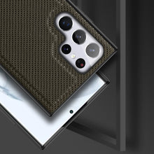 Заредете изображение във визуализатора на галерията – Dux Ducis Fino case is made of nylon material for Samsung Galaxy S22 Ultra green - TopMag
