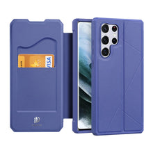 Заредете изображение във визуализатора на галерията – DUX DUCIS Skin X Holster Cover for Samsung Galaxy S22 Ultra blue - TopMag
