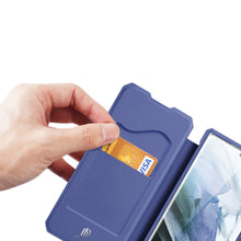 Заредете изображение във визуализатора на галерията – DUX DUCIS Skin X Holster Cover for Samsung Galaxy S22 Ultra blue - TopMag
